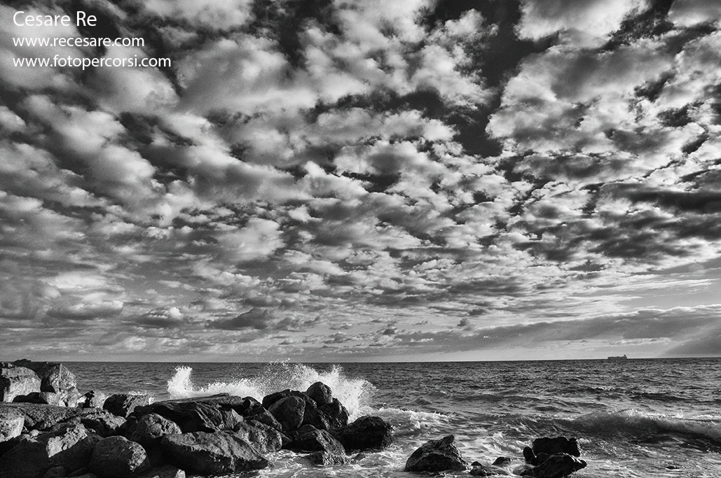 Mare e nuvole ad Arenzano