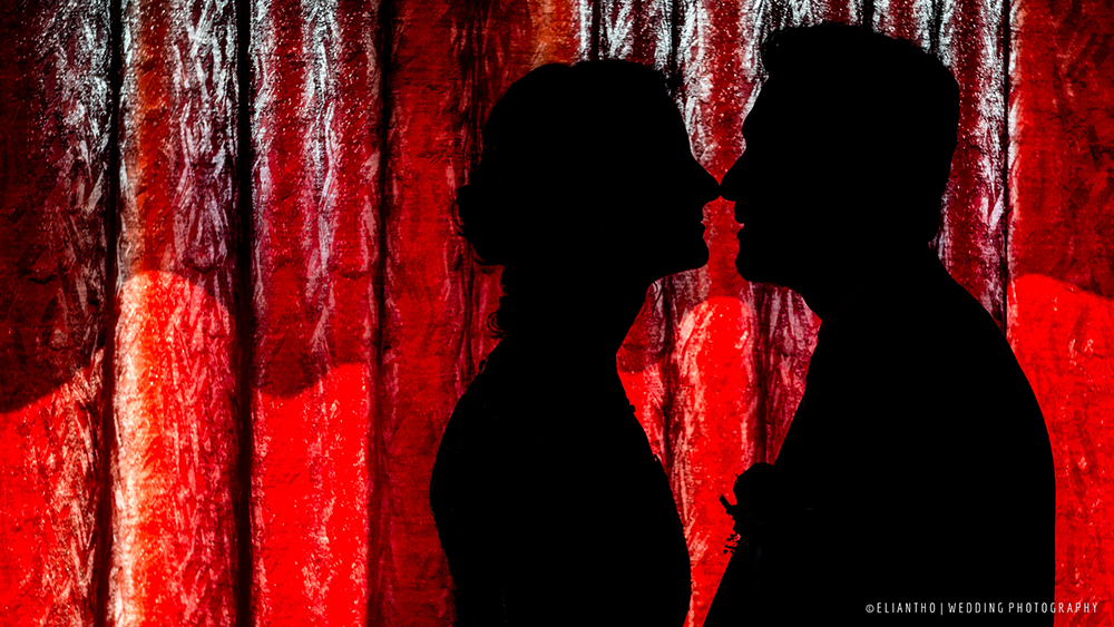 uomo e donna fotografati in silhouette